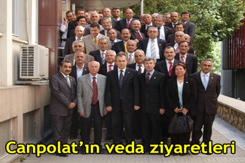 Canpolat’ın veda ziyaretleri