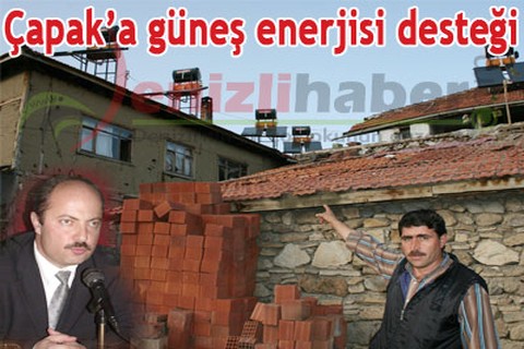 Çapak’a güneş enerjisi desteği