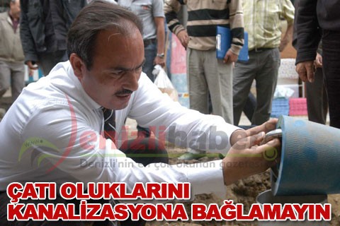 ÇATI OLUKLARINI KANALİZASYONA BAĞLAMAYIN