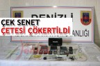 ÇEK SENET ÇETESİ ÇÖKERTİLDİ