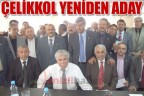 Çelikkol yeniden aday