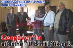 Cengaver’in ailesine 10 bin TL’lik çek