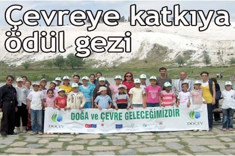 Çevreye katkıya ödül gezi