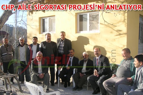 CHP, AİLE SİGORTASI PROJESİ’Nİ ANLATIYOR