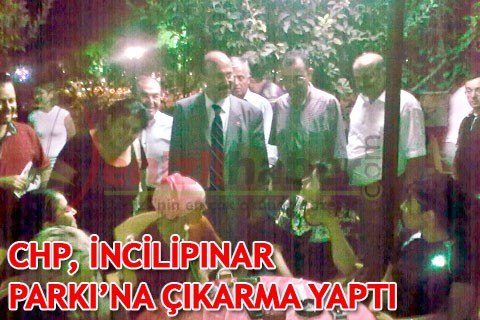 CHP, İncilipınar Parkı’na çıkarma yaptı