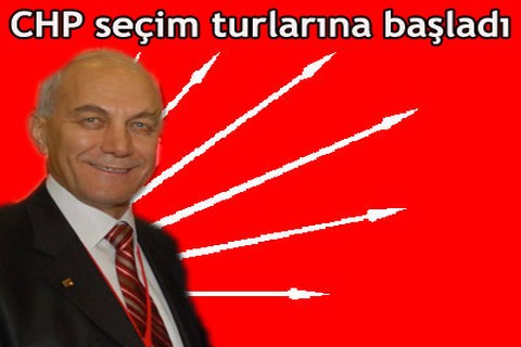 CHP seçim turlarına başladı