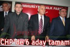CHP’de 6 aday tamam
