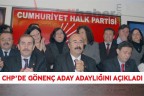 CHP’DE GÖNENÇ ADAY ADAYLIĞINI AÇIKLADI