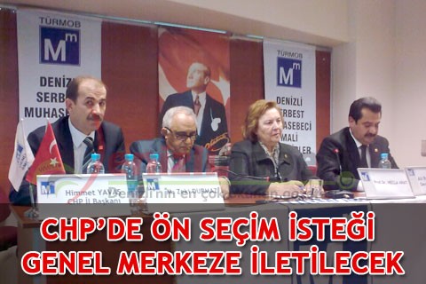 CHP’DE ÖN SEÇİM İSTEĞİ GENEL MERKEZE İLETİLECEK