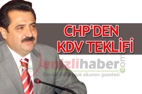 CHP’den KDV teklifi