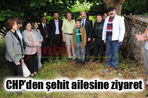 CHP’den şehit ailesine ziyaret