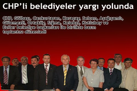 CHP’li belediyeler yargı yolunda