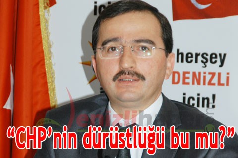 “CHP’nin dürüstlüğü bu mu?”