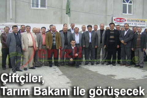 Çiftçiler, Tarım Bakanı ile görüşecek