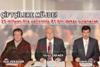 ÇİFTÇİLERE MÜJDE!