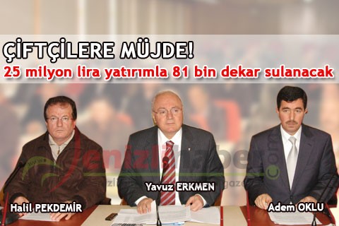 ÇİFTÇİLERE MÜJDE!
