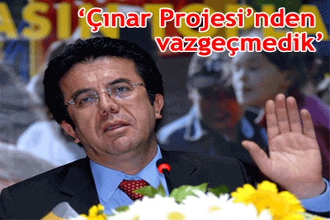 “Çınar Projesi’nden vazgeçmedik”