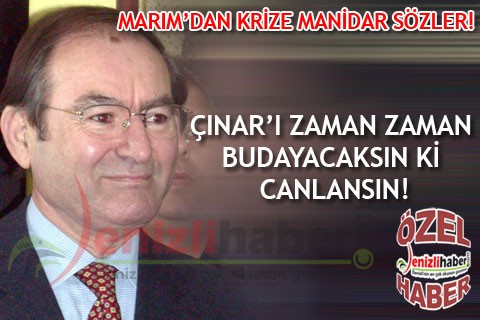“ÇINAR’I ZAMAN ZAMAN BUDAYACAKSIN Kİ CANLANSIN!“
