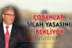 ÇOBANLAR SİLAH YASASINI BEKLİYOR