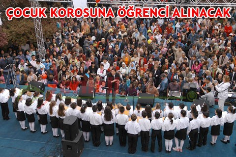 Çocuk korosuna öğrenci alınacak