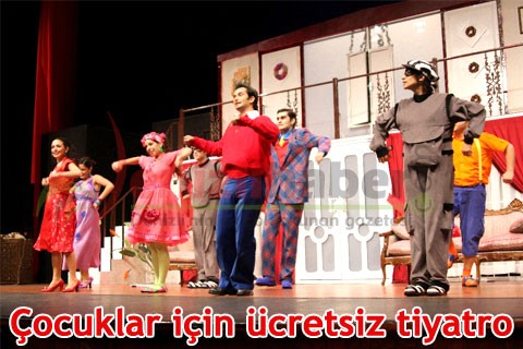 Çocuklar için ücretsiz tiyatro
