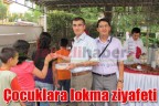 Çocuklara lokma ziyafeti