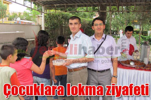 Çocuklara lokma ziyafeti