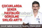 Çocuklarda şeker hastalığı görülme sıklığı arttı