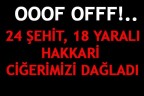 Çukurca’da 26 şehit 22 yaralı
