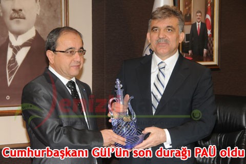 Cumhurbaşkanı Gül’ün son durağı PAÜ oldu