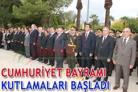 Cumhuriyet Bayramı kutlamaları başladı