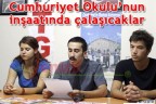 Cumhuriyet Okulu’nun inşaatında çalışacaklar
