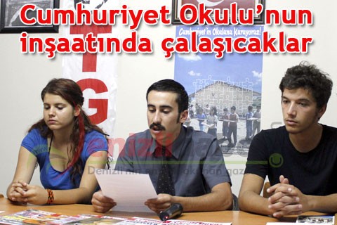 Cumhuriyet Okulu’nun inşaatında çalışacaklar