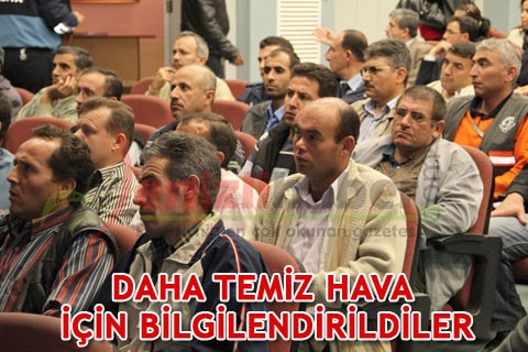 DAHA TEMİZ HAVA İÇİN BİLGİLENDİRİLDİLER