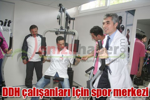 DDH çalışanları için spor merkezi