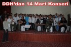 DDH’dan 14 Mart Konseri