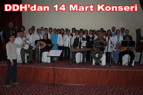 DDH’dan 14 Mart Konseri