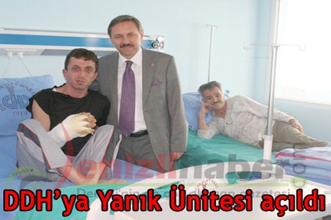 DDH’ya Yanık Ünitesi açıldı