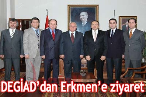 DEGİAD’dan Erkmen’e ziyaret