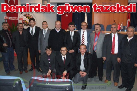 Demirdak güven tazeledi