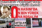 Demokrasi Platformu’ndan büyük destek