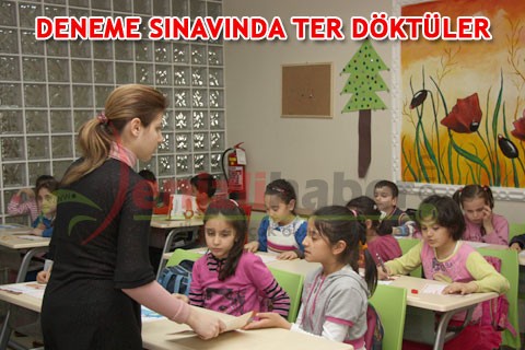DENEME SINAVINDA TER DÖKTÜLER