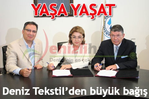 Deniz Tekstil’den büyük bağış