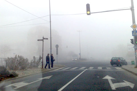 Denizli-Antalya Yolu Sis