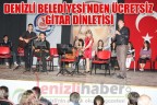 DENİZLİ BELEDİYESİ’NDEN ÜCRETSİZ GİTAR DİNLETİSİ