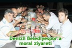 Denizli Belediyespor’a moral ziyareti