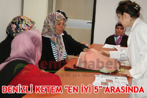 Denizli KETEM “EN İYİ 5” ARASINDA