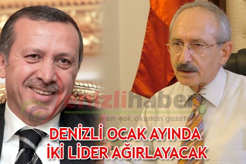 DENİZLİ OCAK AYINDA İKİ LİDER AĞIRLAYACAK
