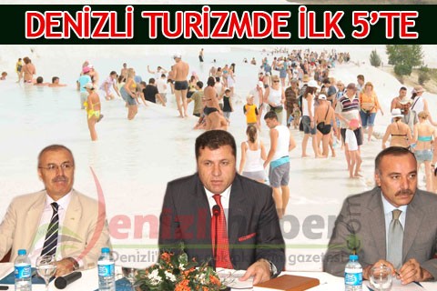 DENİZLİ TURİZMDE İLK 5’TE