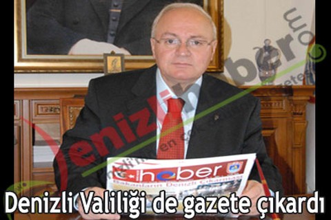 Denizli Valiliği de gazete çıkardı
